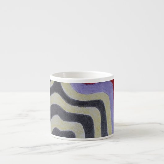 Coloured Waves Specialty Mug Espresso Kop (Voorkant)