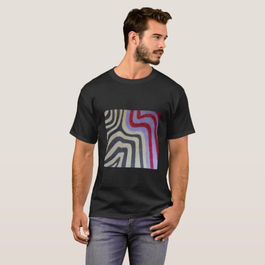 Coloured Waves T-shirt (Voorkant volledig)