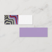 Coloured Waves-Visitekaartje Mini Visitekaartje (Voorkant / Achterkant)