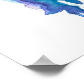 Colourful Bear Watercolour Artwork Poster (Hoek)