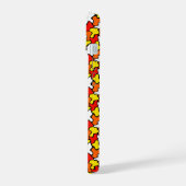 Colourful blob all over print iphone 15 case (Linkerkant)