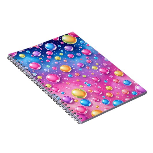 Colourful bubble notebook  notitieboek (Rechterzijde)