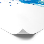 Colourful Cat Watercolour Artwork Poster (Hoek)