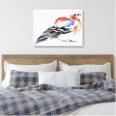 Colourful Chaffinch 2011 Canvas Afdruk (Insitu (Slaapkamer))