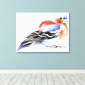 Colourful Chaffinch 2011 Canvas Afdruk (Insitu (Houten vloer))