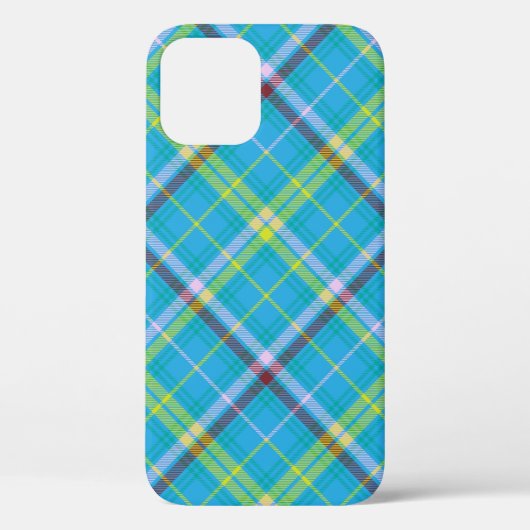 Colourful Chevron Plaid Tartan textured Seamless p Case-Mate iPhone Case (Achterkant)