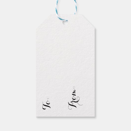 Colourful Christmas Ornament Cadeaulabel (Achterkant)