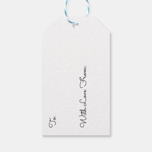 Colourful Christmas Ornaments Cadeaulabel (Achterkant)