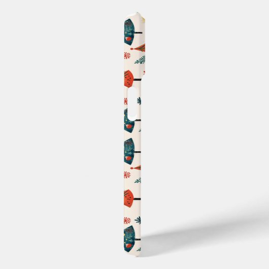 Colourful Christmas Pine Trees Seamless Pattern Case-Mate iPhone Case (Achterkant / Rechts)