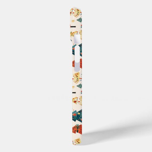 Colourful Christmas Pine Trees Seamless Pattern Case-Mate iPhone Case (Achterkant / Links)