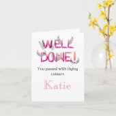 Colourful congratulae kaart (Gele Bloem)