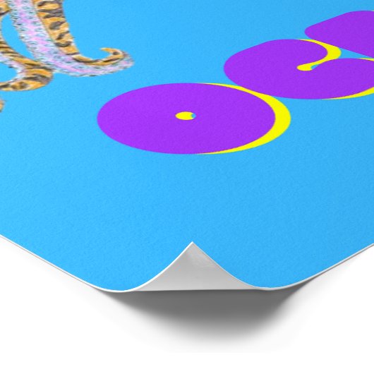 Colourful Cuttlefish Poster (Hoek)