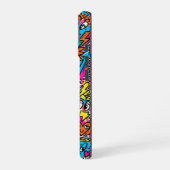 Colourful Cyberpunk Doodle Eye iPhone 16 case Hoesje (Linkerkant)