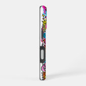 Colourful Cyberpunk Doodle Eye iPhone 16 case Hoesje (Rechterkant)