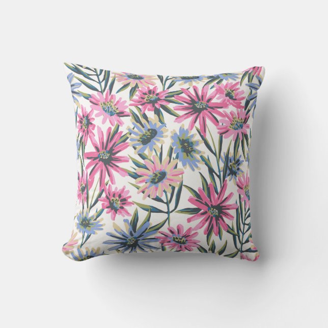 Colourful decorative vibrant style  kussen (Voorkant)