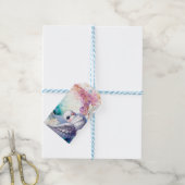 Colourful Dove Cadeaulabel (Met Touw)