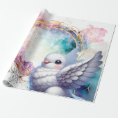 Colourful Dove Cadeaupapier (Uitgerold)