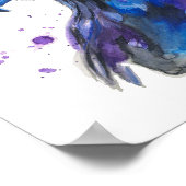 Colourful Eagle Watercolor Art Poster (Hoek)