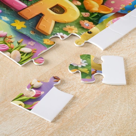 Colourful Easter celebration puzzle Legpuzzel (Zijkant)
