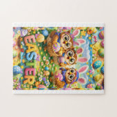 Colourful Easter celebration puzzle Legpuzzel (Horizontaal)