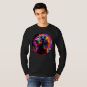 Colourful English Cocker Spaniel Dog Dad Mom Graff T-shirt (Voorkant volledig)