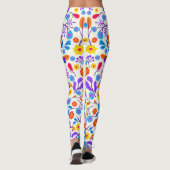 Colourful Exotic Floral Pattern-23146 Leggings (Achterkant)