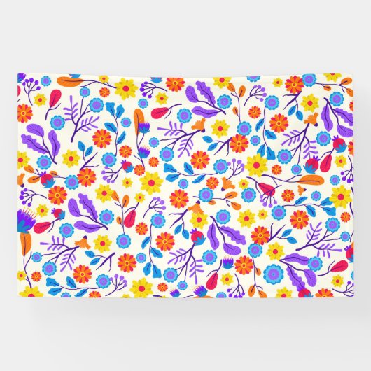 Colourful Exotic Floral Pattern-23146 Spandoek (Horizontaal)