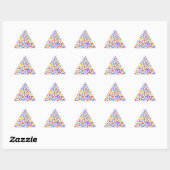 Colourful Exotic Floral Pattern-23146 Sticker (Vel)
