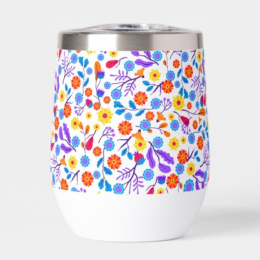 Colourful Exotic Floral Pattern-23165 (Voorkant)