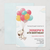 Colourful Festive theme birthday invitation card Kaart (Voorkant / Achterkant)