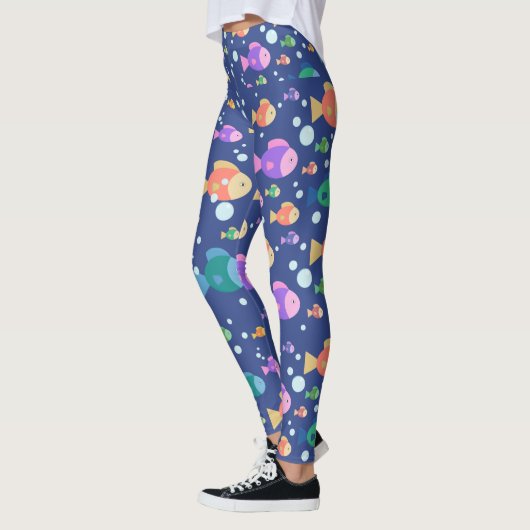 Colourful fishes underwater leggings (Links)