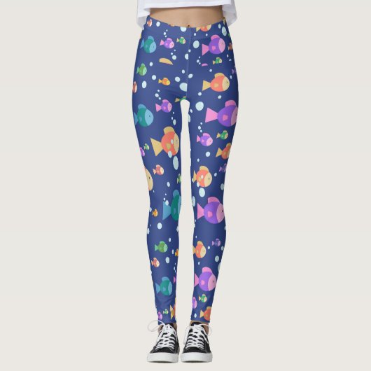 Colourful fishes underwater leggings (Voorkant)