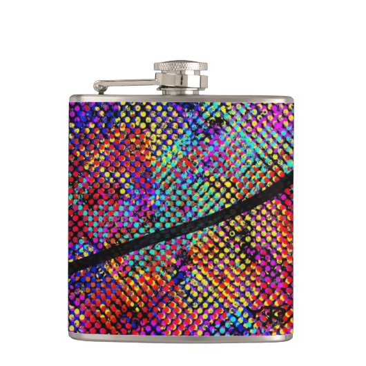 Colourful flask heupfles (Voorkant)