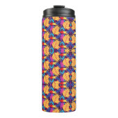 Colourful genetic pattern thermosbeker (Voorkant)