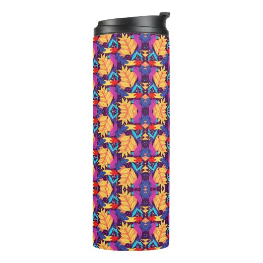 Colourful genetic pattern thermosbeker (Gedraaid links)