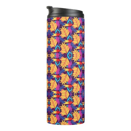 Colourful genetic pattern thermosbeker (Geroteerd rechts)