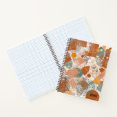 Colourful geometric contemporary  abstract spiral notitieboek (Binnen)