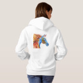 Colourful Horse Hoodie (Achterkant volledig)