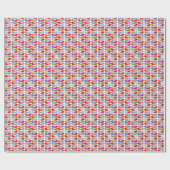 Colourful Leaf Pattern Cadeaupapier (Vlak)