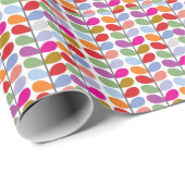 Colourful Leaf Pattern Cadeaupapier (Rol Hoek)