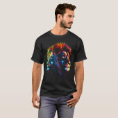 Colourful Lion  Ying and Yang  Zoo Animal Lion T-shirt (Voorkant volledig)