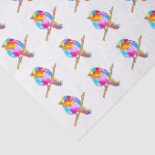 Colourful Little Bird Tissuepapier (Detail)