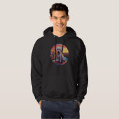 Colourful Maltese Dog Dad Mom Graffity Hoodie (Voorkant volledig)