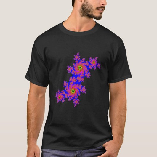 Colourful Mandelbrot Set - A Mathematical Masterpi T-shirt (Voorkant)