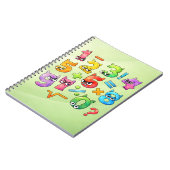 Colourful Maths Numbers Notebook for Primary Schoo Notitieboek (Linkerzijde)
