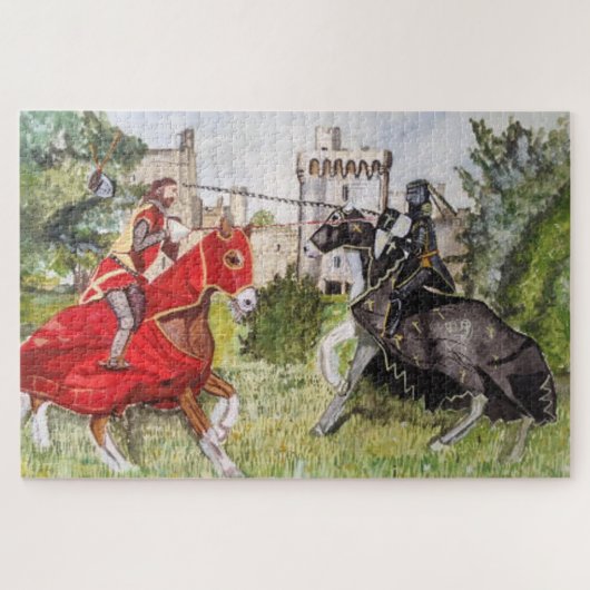 Colourful Medieval Joust 20 x 30 1014 pieces Legpuzzel (Horizontaal)