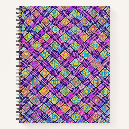 colourful notebook notitieboek (Voorkant)