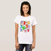 Colourful Numbers Maths T Shirt for Kids and Schoo (Voorkant volledig)