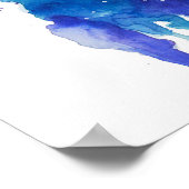 Colourful Panda Watercolor Artwork Poster (Hoek)