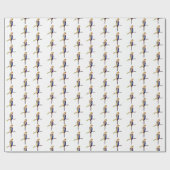 Colourful Parrot Wrapping Paper Cadeaupapier (Vlak)